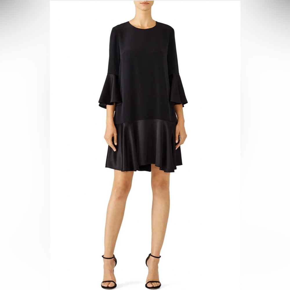 Slate & Willow Black Trapeze Dress